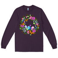Plum Easter Ocaliptus spring flowers Long Sleeve Tee - OliviaCreatesArt