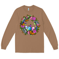 Toasted Coconut Easter Ocaliptus spring flowers Long Sleeve Tee - OliviaCreatesArt
