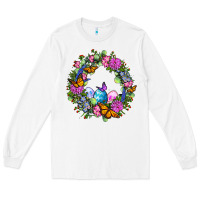 White Easter Ocaliptus spring flowers Long Sleeve Tee - OliviaCreatesArt
