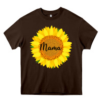 Chocolate Brown Sunflower Mama Heavy Core Tee - Bettercallsaul