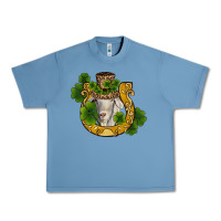 Pebble Blue st patricks day goat horseshoe shamrock Urban Heavy Tee - RanaPortraitStore