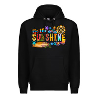 Black be the sunshine Premium Hoodie - CowhideDigitalArt