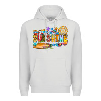 Dove Grey be the sunshine Premium Hoodie - CowhideDigitalArt