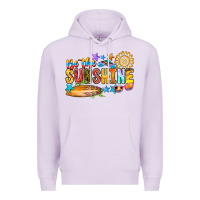Lilac be the sunshine Premium Hoodie - CowhideDigitalArt
