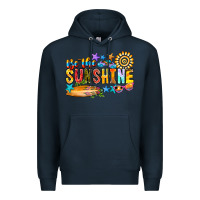 Navy be the sunshine Premium Hoodie - CowhideDigitalArt