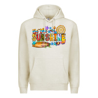 Oatmeal Heather be the sunshine Premium Hoodie - CowhideDigitalArt