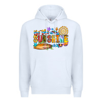 White be the sunshine Premium Hoodie - CowhideDigitalArt