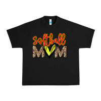 Black Softball mom Urban Heavy Tee - HowdyJamesFarm