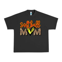 Pigment Black Softball mom Urban Heavy Tee - HowdyJamesFarm