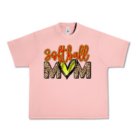 Salmon Softball mom Urban Heavy Tee - HowdyJamesFarm