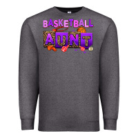 Charcoal Heather basketball aunt Premium Sweatshirt - AdoDesignShop
