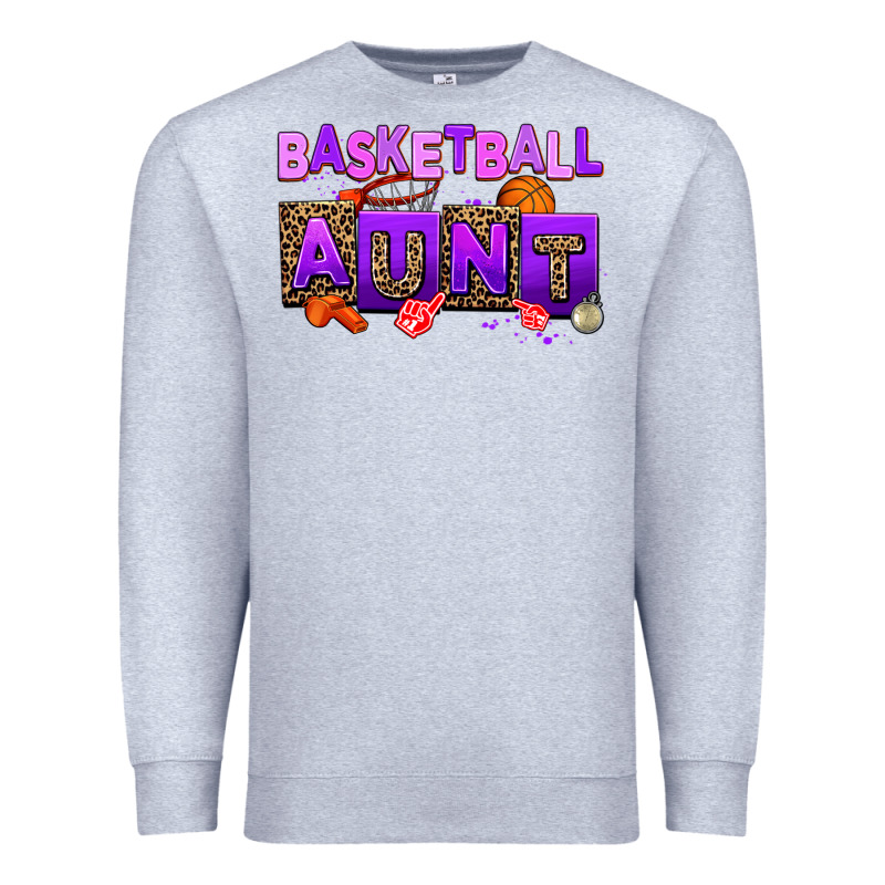 Basketball Aunt Premium Sweatshirt by AdoDesignShop | Teevron