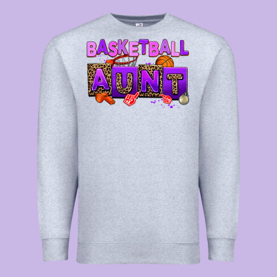 Basketball Aunt Premium Sweatshirt Designed By Adodesignshop