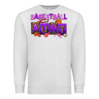 Oatmeal Heather basketball aunt Premium Sweatshirt - AdoDesignShop