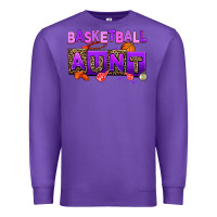 Purple basketball aunt Premium Sweatshirt - AdoDesignShop