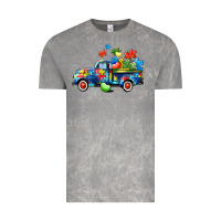Cloud Rock Autism truck Vintage Tee - CowGirlArtShop
