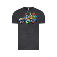 Vintage Black Autism truck Vintage Tee - CowGirlArtShop