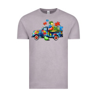 Vintage Zinc Autism truck Vintage Tee - CowGirlArtShop