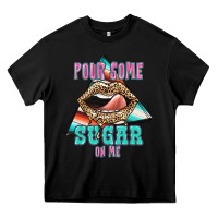 Black Pour Some Sugar On Me Heavy Core Tee - JahusDesignShop