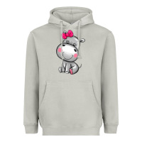 Moon Dust cute hippopotamus Heavyweight Hoodie - AdoDesignShop