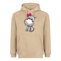 Mushroom cute hippopotamus Heavyweight Hoodie - AdoDesignShop