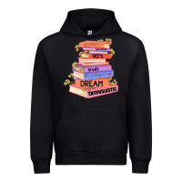 Black booktroverts Urban Hoodie - JahusDesignShop