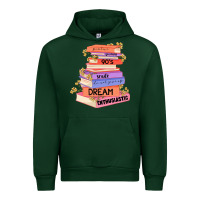 Forest Green booktroverts Urban Hoodie - JahusDesignShop