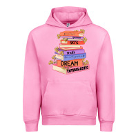Fuchsia Pink booktroverts Urban Hoodie - JahusDesignShop