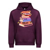 Mauve Wine booktroverts Urban Hoodie - JahusDesignShop