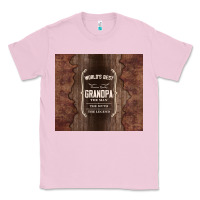 Bubblegum Pink world's best grandpa Classic Tee - TumblerDesignByShophia