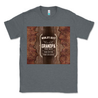 Charcoal Heather world's best grandpa Classic Tee - TumblerDesignByShophia