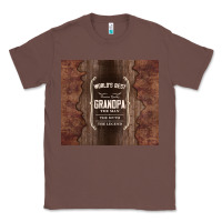 Chestnut world's best grandpa Classic Tee - TumblerDesignByShophia