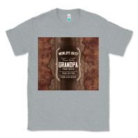 Heather Grey world's best grandpa Classic Tee - TumblerDesignByShophia