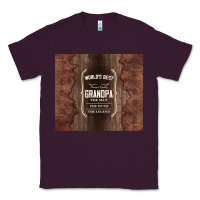 Plum world's best grandpa Classic Tee - TumblerDesignByShophia