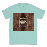 Seafoam world's best grandpa Classic Tee - TumblerDesignByShophia