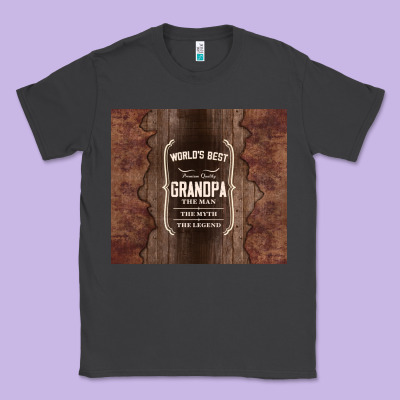 World's Best Grandpa Classic Tee Designed By Tumblerdesignbyshophia