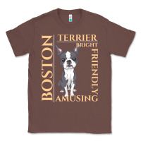 Chestnut boston terrier t  shirt boston terrier dog traits gift t  shirt Classic Tee - longCreatives