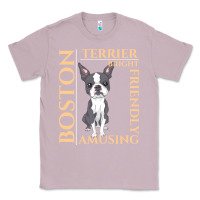 Lilac boston terrier t  shirt boston terrier dog traits gift t  shirt Classic Tee - longCreatives