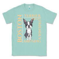 Seafoam boston terrier t  shirt boston terrier dog traits gift t  shirt Classic Tee - longCreatives