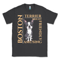 Smoke boston terrier t  shirt boston terrier dog traits gift t  shirt Classic Tee - longCreatives