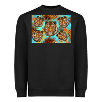 Black Tiger Heavyweight Sweatshirt - Artiststas
