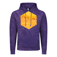 Cloud Purple honeycomb fa element Vintage Hoodie - FaDigitalArtStudio