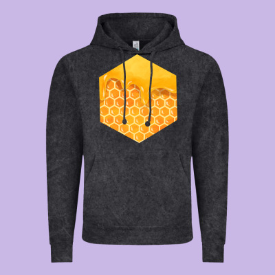 Honeycomb Fa Element Vintage Hoodie Designed By Fadigitalartstudio