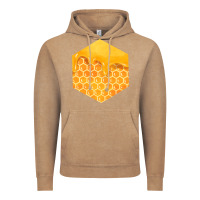 Vintage Coffee honeycomb fa element Vintage Hoodie - FaDigitalArtStudio
