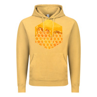 Vintage Mustard honeycomb fa element Vintage Hoodie - FaDigitalArtStudio