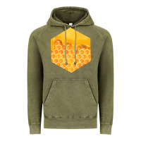 Vintage Olive honeycomb fa element Vintage Hoodie - FaDigitalArtStudio
