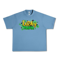 Pebble Blue Lucky mama mother's day Urban Heavy Tee - HowdyJamesFarm