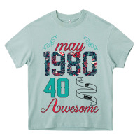 Arona Made In May 1980 40 Years Of Being Awesome Heavy Core Tee - Bettercallsaul