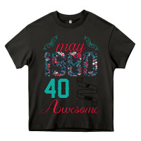 Asphalt Made In May 1980 40 Years Of Being Awesome Heavy Core Tee - Bettercallsaul