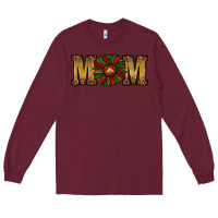 Burgundy christmas mom (1) Long Sleeve Tee - RanaPortraitStore